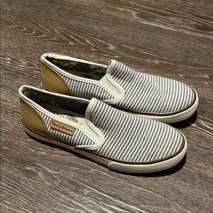 Tommy Bahama Navy & White Stripe Sneaker